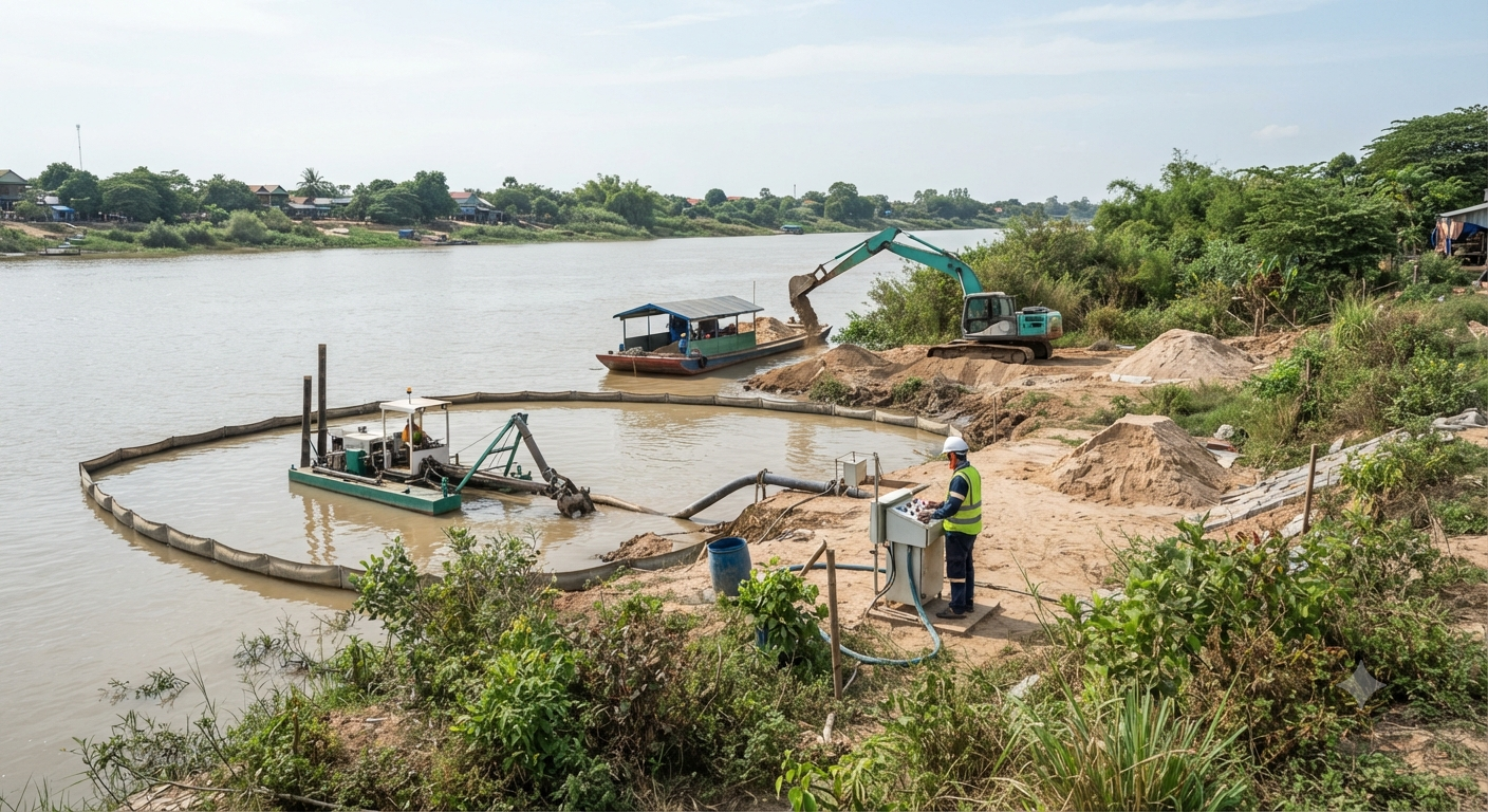 Các nguyên tắc và phương pháp thực hiện khai thác cát bền vững