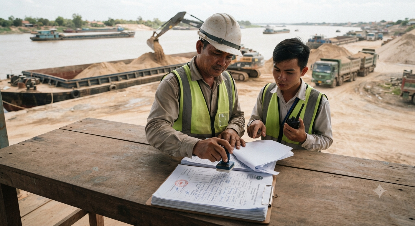 Vai trò cốt lõi của chứng từ minh bạch trong chuỗi cung ứng cát